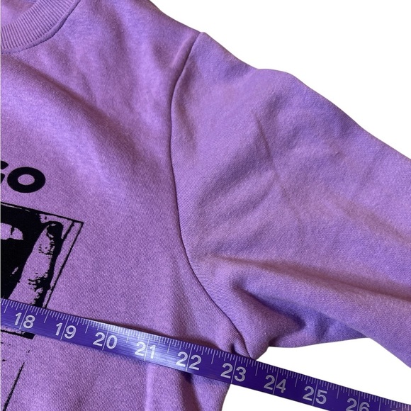 Vampire Olivia Rodrigo Tour Merch Purple Crewneck  Graphic Print Sweatshirt XL - Picture 4 of 7